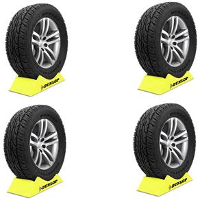 Kit 4 Pneus Dunlop Aro 17 265/65R17 112S AT3 Caminhonete Pick-Up SUV