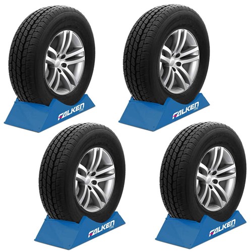 Kit 4 Pneus Falken Aro 15 205/70R15 106R R51 Van Utilitários Leves