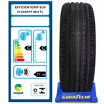 Kit 4 Pneus Goodyear Aro 17 215/60R17 96H SL EfficientGrip SUV