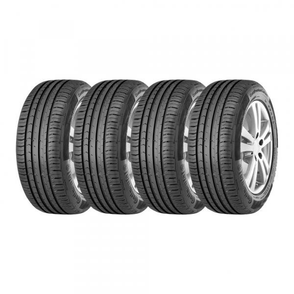 Kit 4 Pneus para Chevrolet Onix Continental Aro 15 185/65R15 ContiPremiumContact 5 88H