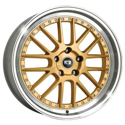 Kit 4 Rodas Aro 18x7 Krmai BBS K50 5x100 Diam Gold