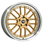 Kit 4 Rodas Aro 18x7 Krmai BBS k50 5x100 Diam Gold