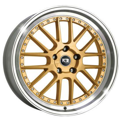 Kit 4 Rodas Aro 18x7 Krmai BBS k50 5x100 Diam Gold