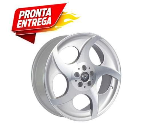 Kit 4 Rodas Aro 18x7 Volcano Monique 5x112 Prata