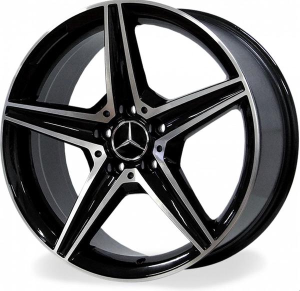 Kit 4 Rodas Aro 18x8 Mercedes C250 5x112 BD - Krmai