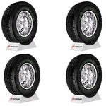 Kit 4 Unidades Pneus Dunlop 245/75r16 114s Aro 16 At3 Caminhonete Pick-up Suv