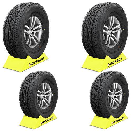 Kit 4 Unidades Pneus Dunlop Grandtrek At3 Aro 16 265/70r16 112t Pick-up Suv Caminhonete