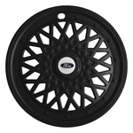 Kit 4X Calota Esportiva Ford Aro 14 Preto 601Ar