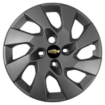 Kit 4X Calota Gm Chevrolet Aro 15 Grafite 195Cp