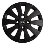 Kit 4X Calota Hyundai Hb20 Aro 14 Preto 185Cb