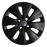 Kit 4X Calota Vw Volkswagen Aro 14 Preto 247Ca