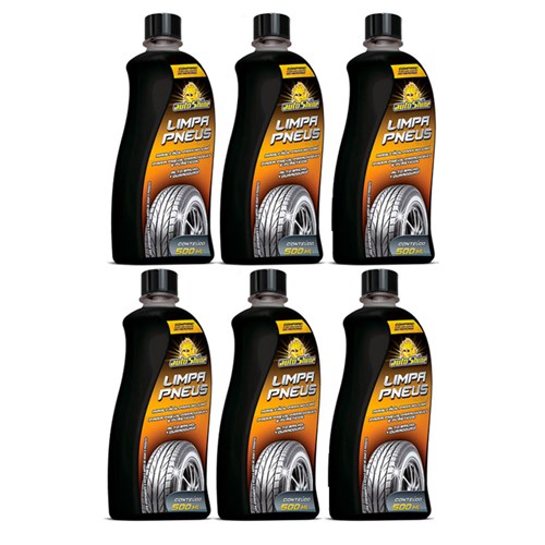 Kit 6 Limpa Pneu 500Ml Autoshine Autoshine