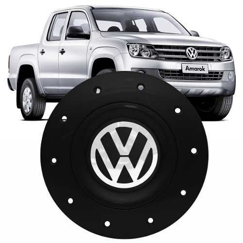 Kit 8 Calota Miolo Roda Ferro Vw Aro 13 15 Amarok 4 Furos