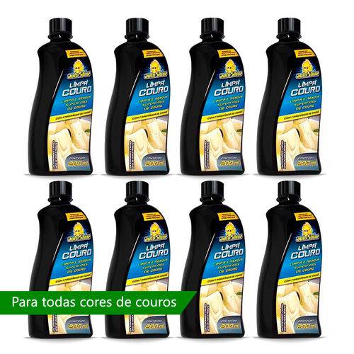 Kit 8 Limpa Couro 200ml Autoshine