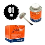 Kit Borracheiro C/ Cola E Remendo Para Carro, Moto Vulcaflex