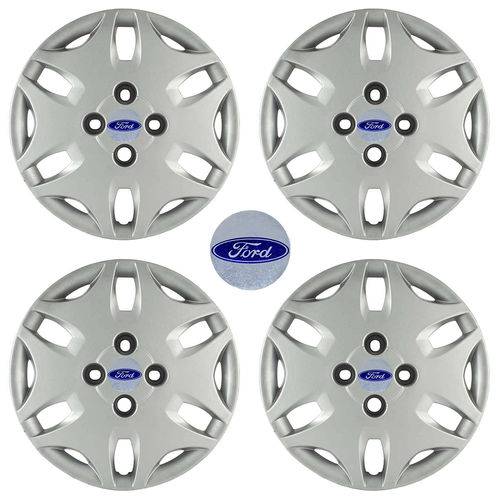 Kit Calotas Grid Aro 13 Ford Ka 2011 12 C/ Emblema