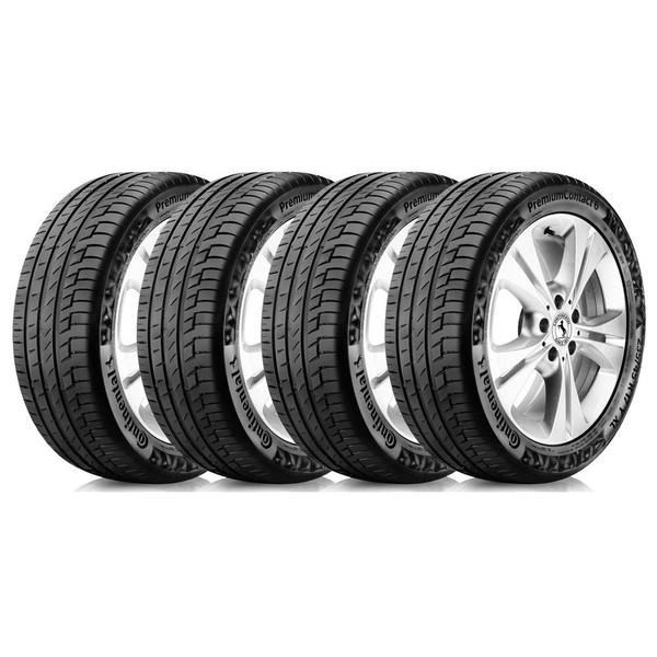 Kit com 4 Pneus Continental 245/45 R18 PREMIUMCONTACT 6 FR 100Y