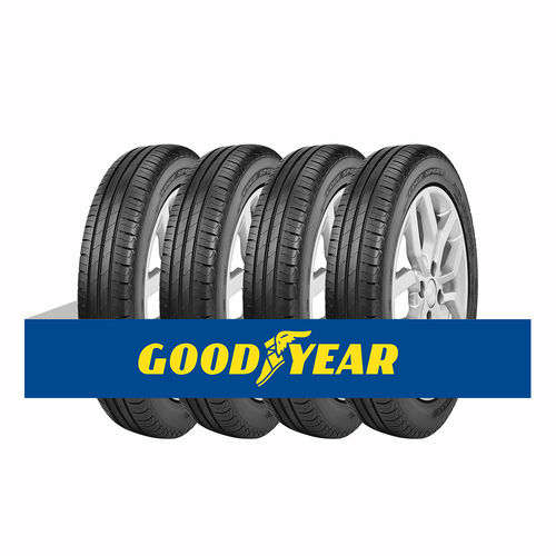 Kit com 4 Pneus Goodyear Aro 14 Kelly Edge Sport 185/60 82h