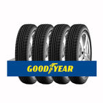 Kit com 4 Pneus Goodyear Aro 16 Efficient Grip (runonflat) 205/55 91w