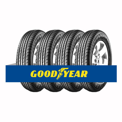 Kit com 4 Pneus Goodyear Aro 16 Efficient Grip Suv 205/65 95h