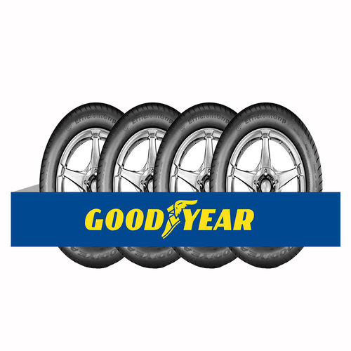 Kit com 4 Pneus Goodyear Aro 17 Efficient Grip 235/55 99y