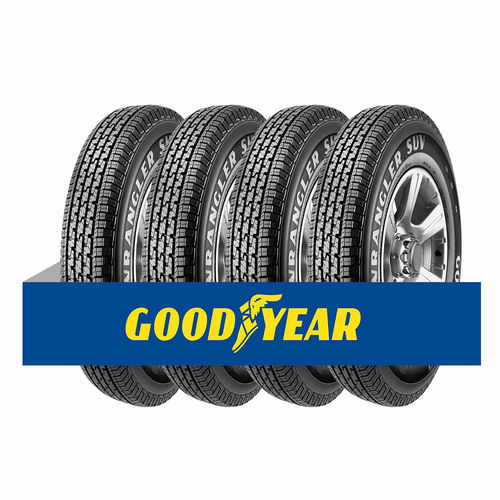 Kit com 4 Pneus Goodyear Aro 18 Wrangler Suv 235/60 103v