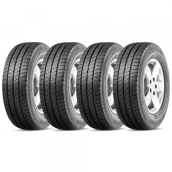 Kit com 4 Pneus Semperit 205/70 R15C VAN-LIFE 2 106/104R