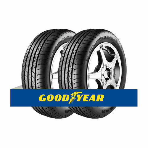 Kit com 2 Pneus Goodyear Aro 18 Efficient Grip Emt (runonflat) 225/45 91y