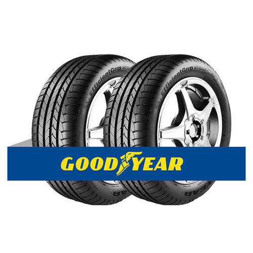 Kit com 2 Pneus Goodyear Aro 18 Efficient Grip Emt (runonflat) 255/40 95y