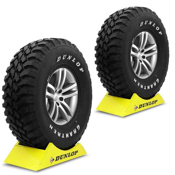 Kit com 2 Pneus Pneus Dunlop Grandtrek Mt1 Aro 15 31x10.50r15 109n Caminhonete Pick-up Letras Brancas