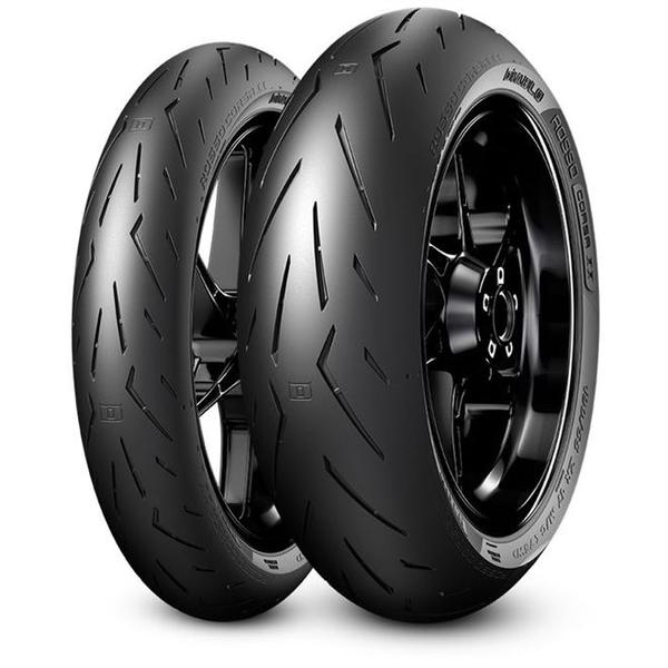 Kit de Pneus 160/60-17 + 120/70-17 Pirelli Diablo Rosso Corsa 2