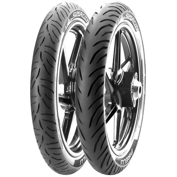 Kit de Pneus 80/100-14 + 60/100-17 TT Pirelli Super City