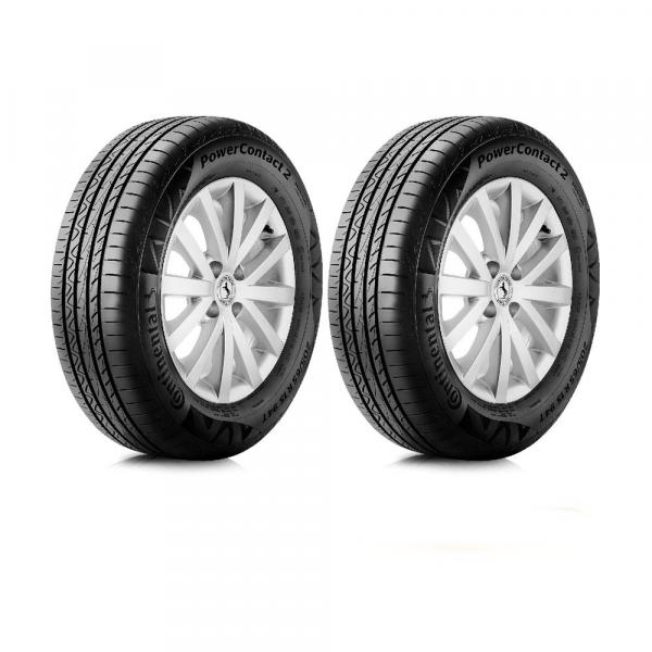 Kit de 2 Pneus Continental Aro 15 195/55R15 85H FR PowerContact 2