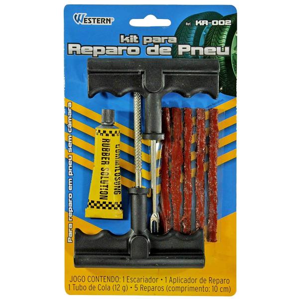 Kit de Reparo para Pneu 8 Peças Kr 002 Western