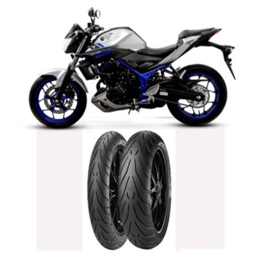 Kit Par Pneu 120/70r17 + 160/60r17 Angel Gt Pirelli Yamaha Xj6