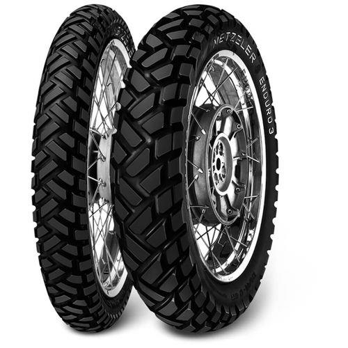 Kit Par Pneu 120/80-18 + 90/90-21 Metzeler Enduro3 Sahara