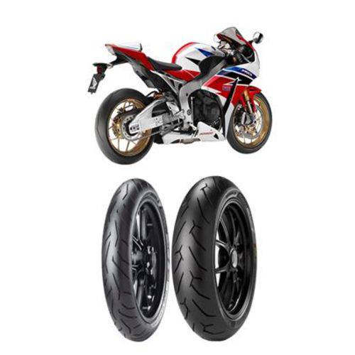 Kit Par Pneu 150/60r17 + 110/70r17 Diablo Rosso II Pirelli Cb 300