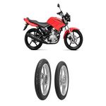 Kit Par Pneu 90/90-18 + 80/100-18 City Dragon Pirelli Cg 125 Cbx 150