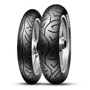 Kit Par Pneu Pirelli 130-70-17 e 100-80-17 Sport Demon Sem Câmara