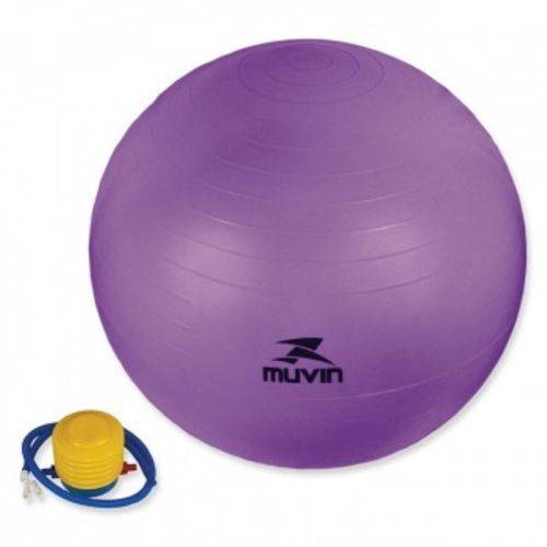 Kit Pilates Bola 65 Cm + Colchonete Roxo 1mt X 50 Cm X 1 Cm