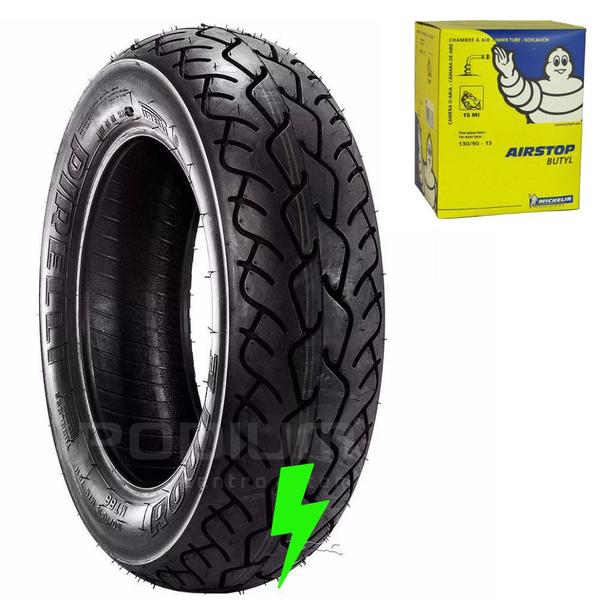 Kit Pneu 170/80-15 Pirelli Route MT66 + Câmara Michelin