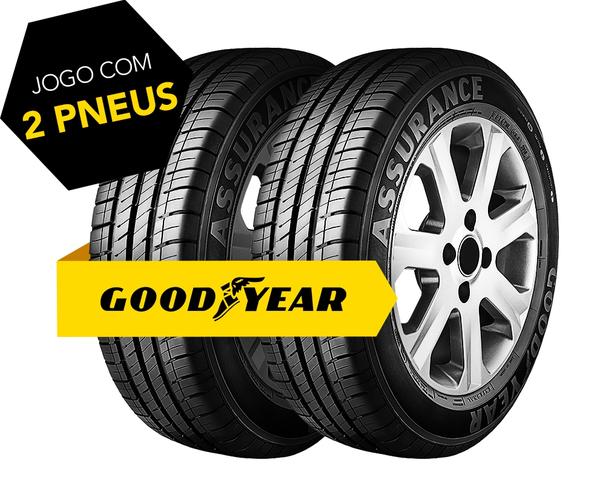 Kit Pneu Aro 13 - 175/70R13 82T Assurance Goodyear 2 Peças