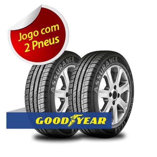 Kit Pneu Aro 13 Pneu Goodyear 165/70r13 Assurance 79t 2 Unidades