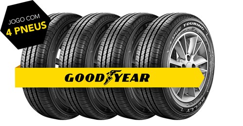 Kit Pneu Aro 14 - 175/65R14 82T Kelly Edge Touring Goodyear 4 Peças