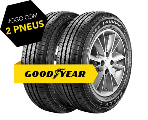 Kit Pneu Aro 14 - 175/65R14 82T Kelly Edge Touring Goodyear 2 Peças