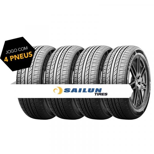 Kit Pneu Aro 14 - 175/65r14 82t Std Atrezzo Sh406 Sailun 4 Peças