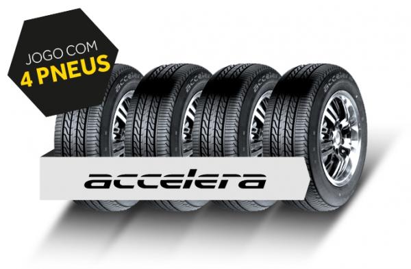 Kit Pneu Aro 14 - 175/65R14 82H ECO PLUSH Accelera 4 Pecas