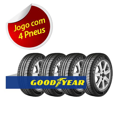 Kit Pneu Aro 14 Goodyear 175/65r14 Assurance 82t 4 Unidades