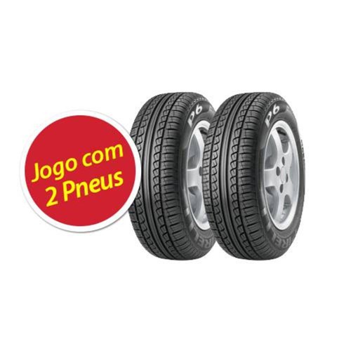 Kit Pneu Aro 14 Pirelli 175/65r14 P6 82h 2 Unidades