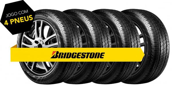 Kit Pneu Aro 15 - 185/65r15 88h Ep150 Bridgestone 4 Peças